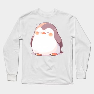 penguin resting Long Sleeve T-Shirt